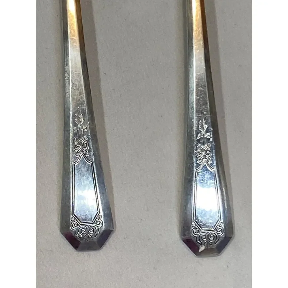 Vintage Rogers La France silverplate 9 Pieces Flatware 1920